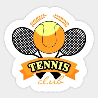 Tennis Club Sticker